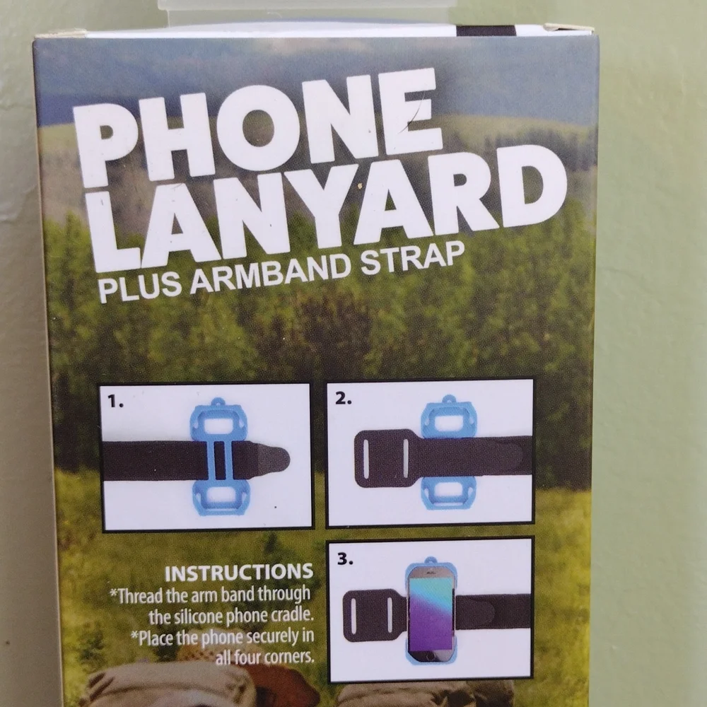 Cell phone case Solaray phone lanyard and armband